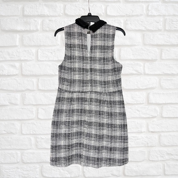 Black and White Tweed Mini Dress - Picture 2 of 3